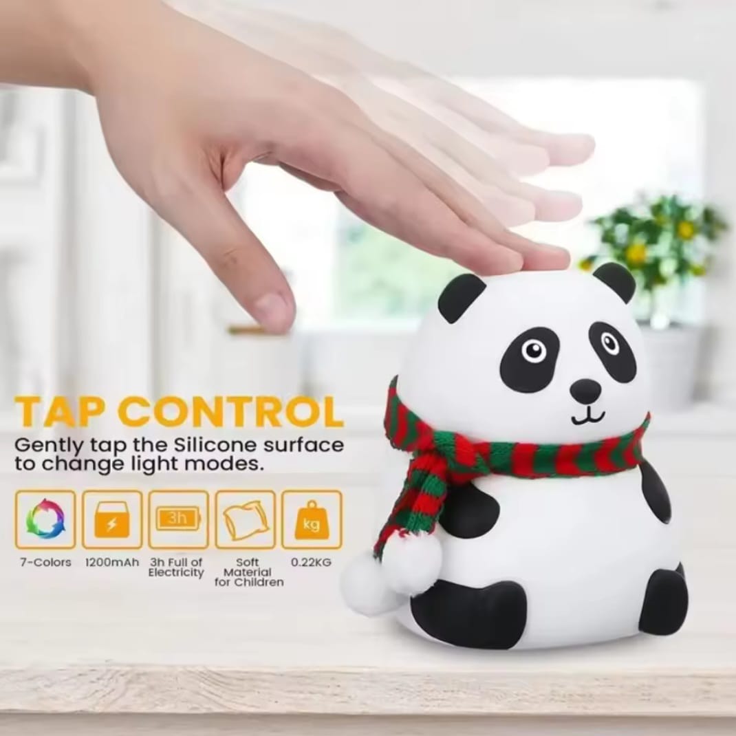 Lámpara Panda Touch con luz tenue