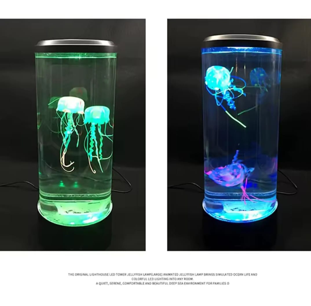 Luz Nocturna Con Forma De Medusa