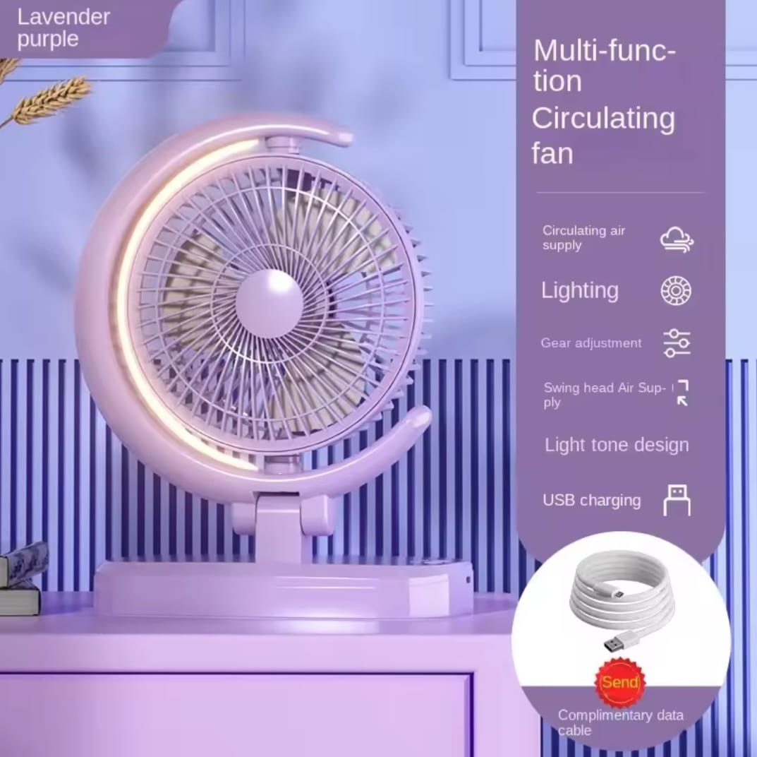 Ventilador De Escritorio Con iluminación